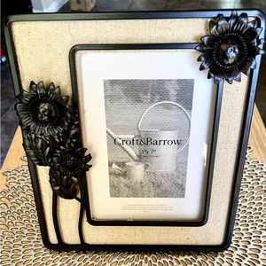 Croft & Barrow Photo Frame with Metal Daisy Detail 5 x 7